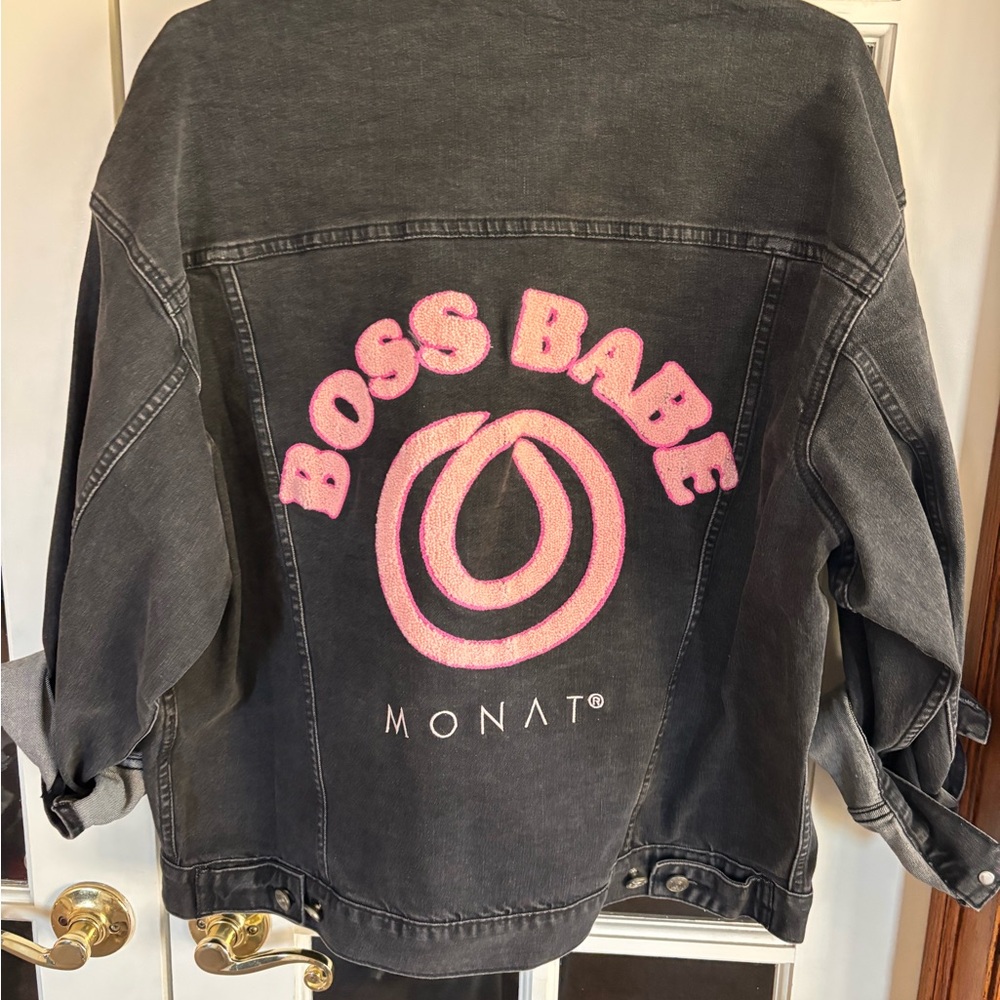 Stylish Black Denim Jacket with Fun Patches - Picture 3 of 3